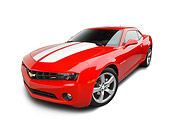 CAM 04 BK0007 01
2012 Chevrolet Camaro Red With White Stripe 3/4 Front View On White Seamless