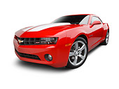 CAM 04 BK0008 01
2012 Chevrolet Camaro Red With White Stripe 3/4 Front View On White Seamless