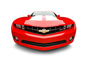 CAM 04 BK0017 01
2012 Chevrolet Camaro RS Red With White Stripe Front View On White Seamless