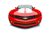 CAM 04 BK0020 01
2012 Chevrolet Camaro Red With White Stripe Front View On White Seamless