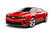 CAM 04 BK0031 01
2013 Chevrolet Camaro ZL1 Red 3/4 Front View On White Seamless