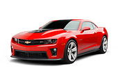 CAM 04 BK0033 01
2013 Chevrolet Camaro ZL1 Red 3/4 Front View On White Seamless