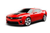 CAM 04 BK0038 01
2013 Chevrolet Camaro ZL1 Red 3/4 Front View On White Seamless