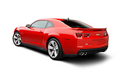 CAM 04 BK0040 01
2013 Chevrolet Camaro ZL1 Red 3/4 Rear View On White Seamless