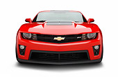 CAM 04 BK0042 01
2013 Chevrolet Camaro ZL1 Red Front View On White Seamless