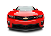 CAM 04 BK0043 01
2013 Chevrolet Camaro ZL1 Red Front View On White Seamless