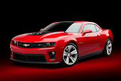 CAM 04 BK0050 01
2013 Chevrolet Camaro ZL1 Red 3/4 Front View In Studio