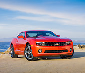 CAM 04 RK0117 01
2010 Chevrolet Camaro RS Red 3/4 Front View By Ocean