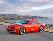 CAM 04 RK0118 01
2010 Chevrolet Camaro RS Red 3/4 Front View By Ocean