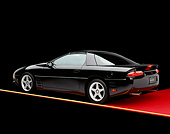 CAM 05 RK0002 01
1994 Chevrolet Camaro Calloway C-8 Black 3/4 Rear View On Red Floor Studio