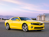 CAM 07 RK0111 01
2010 Chevrolet Camaro RS/SS Yellow 3/4 Front View On Pavement