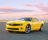 CAM 07 RK0112 01
2010 Chevrolet Camaro RS/SS Yellow 3/4 Front View On Pavement