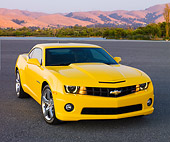 CAM 07 RK0116 01
2010 Chevrolet Camaro RS/SS Yellow 3/4 Front View On Pavement