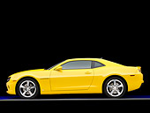 CAM 07 RK0122 01
2010 Chevrolet Camaro RS/SS Yellow Profile View Studio