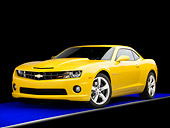CAM 07 RK0123 01
2010 Chevrolet Camaro RS/SS Yellow 3/4 Front View Studio