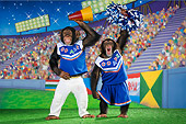 CHI 03 RK0285 01
Humorous Cheerleader Chimpanzees: Goin' Ape