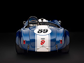 COB 01 RK0129 01
1964 Shelby Cobra 289 AC Blue Convertible Head On View Studio