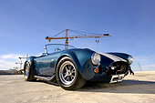 COB 01 RK0117 01
1966 Shelby Cobra 427 SC Replica Blue And White 3/4 Front Low View On Pavement
