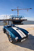 COB 01 RK0118 01
1966 Shelby Cobra 427 SC Replica Blue And White Overhead 3/4 Fron View On Pavement