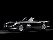 FRR 03 RK0103 01
1959 Ferrari 250GT California Spyder LWB Black 3/4 Side View Studio