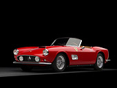 FRR 03 RK0107 01
1959 Ferrari 250GT California Spyder LWB Red 3/4 Side View Studio