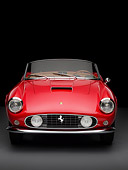 FRR 03 RK0114 01
1959 Ferrari 250GT California Spyder LWB Red Head On View Studio
