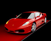 FRR 04 RK0361 09
2005 Ferrari F430 Red 3/4 Front View On Red Floor Gray Line Studio