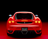 FRR 04 RK0365 08
2005 Ferrari F430 Red Rear View On Red Floor Studio