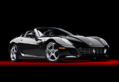 FRR 04 RK0671 01
2012 Ferrari SA Aperta Black 3/4 Front View In Studio