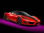 FRR 04 RK0685 01
2011 Mansory 458 Italia Siracusa Red 3/4 Front View In Studio