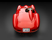 FRR 04 RK0698 01
1957 Ferrari 625 TRC Red Rear View In Studio