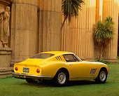 FRR 04 RK0129 02
1965 Ferrari 275 GTB Yellow Rear 3/4 View On Grass By Columns