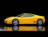 FRR 04 RK0166 06
1999 Ferrari 360 Modena 3/4 Front View On Mylar Floor Studio