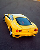 FRR 04 RK0180 05
1999 Ferrari 360 Modena Yellow Overhead 3/4 Rear Shot On Grass