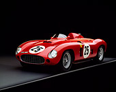 FRR 04 RK0189 10
1956 Ferrari 860 Monza Red Front 3/4 View On Gray Line Studio