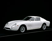 FRR 04 RK0206 03
1966 Ferrari GTB White 3/4 Side View On Gray Line Studio