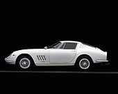 FRR 04 RK0207 04
1966 Ferrari GTB Long Nose White Profile On Gray Line Studio