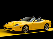 FRR 04 RK0211 03
2001 Ferrari Barchetta Yellow 3/4 Front View On Yellow Floor Studio