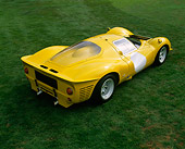 FRR 04 RK0231 01
1963 Ferrari 412 P3 Yellow Overhead 3/4 Rear View On Grass