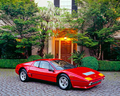FRR 04 RK0304 04
1984 Ferrari 512M Red 3/4 Side View On Driveway By House
