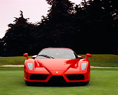 FRR 04 RK0324 01
2003 Ferrari Enzo Rosso Dino Red Head On View On Grass By Trees