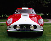 FRR 04 RK0355 04
1955 Ferrari 250GT TDF Red And White Head On Shot On Grass Trees Background