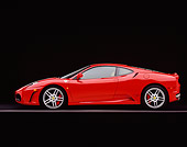 FRR 04 RK0358 04
2005 Ferrari F430 Red Profile View On Gray Line Studio