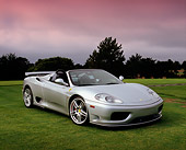 FRR 04 RK0391 01
2005 Ferrari 360 Spyder Silver 3/4 Front View On Grass Filtered