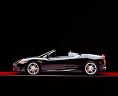 FRR 04 RK0404 01
2005 Ferrari F430 Spider Black Profile View On Red Floor Studio