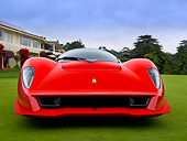FRR 04 RK0419 01
Ferrari P4/5 Red By Pininfarina Low Head On View On Turf