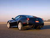 FRR 04 RK0472 01
2007 Ferrari 599 GTB Fiorano Black Low 3/4 Rear View On Pavement
