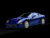 FRR 04 RK0483 02
2007 Ferrari 599 GTB Fiorano Blue 3/4 Front View Studio