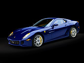 FRR 04 RK0484 01
2007 Ferrari 599 GTB Fiorano Blue 3/4 Side View Studio
