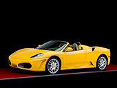 FRR 04 RK0500 01
2006 Ferrari F430 Spider Yellow 3/4 Front View Studio